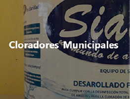 08 sistemas de agua limpia servicios cloradores municipales